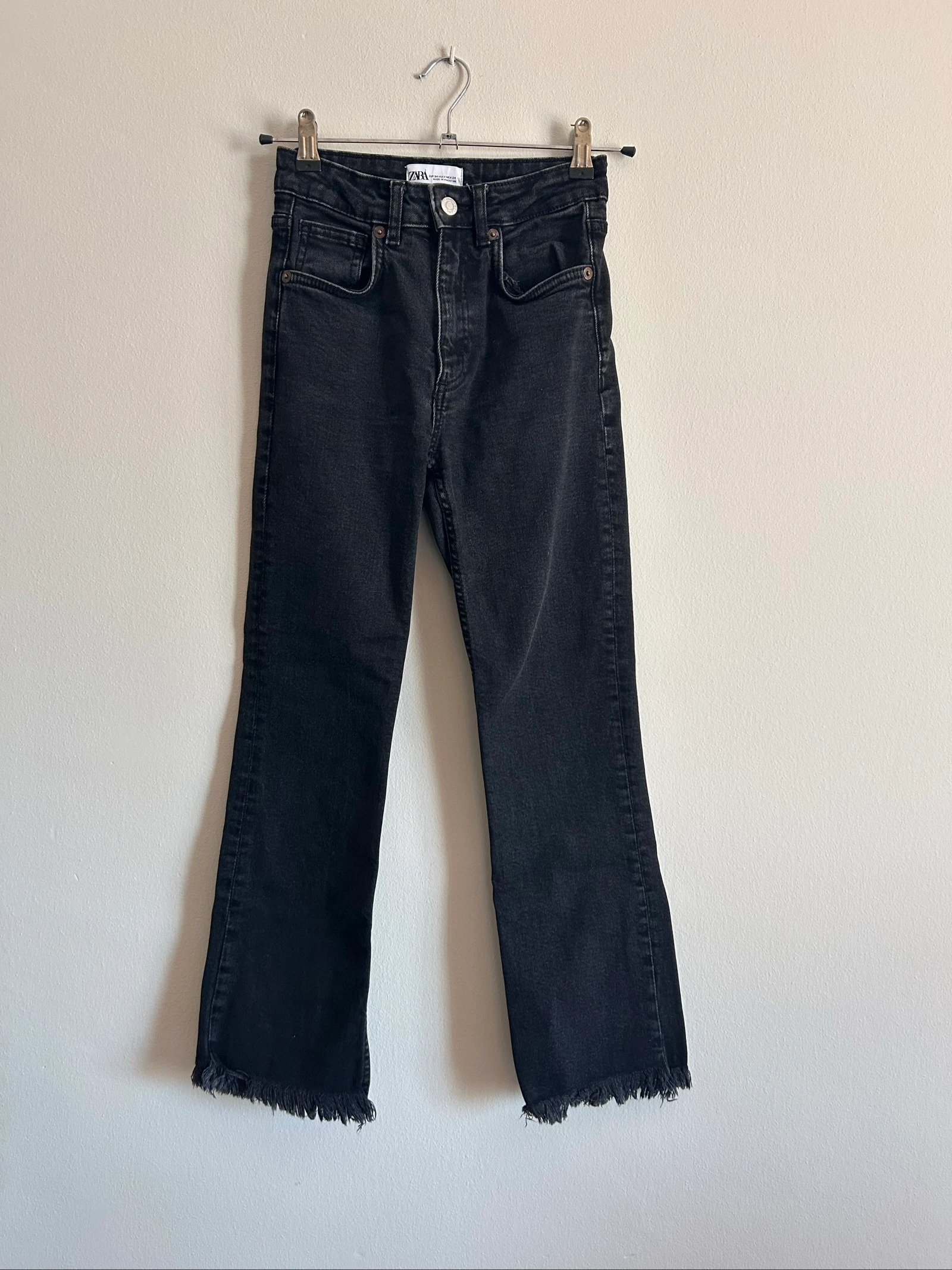 Jeans cropped flare